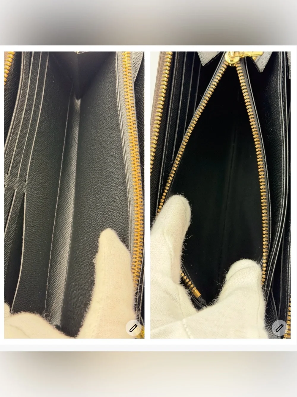 😍Louis Vuitton Giant Monogram Reverse Zippy Wallet FULL SET w/Box Dust Bag & COA - Picture 11 of 14